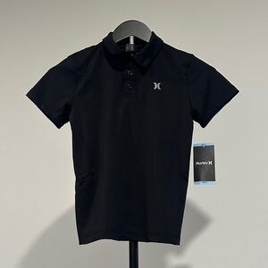 Hurley Kids Polo Shirt in Black